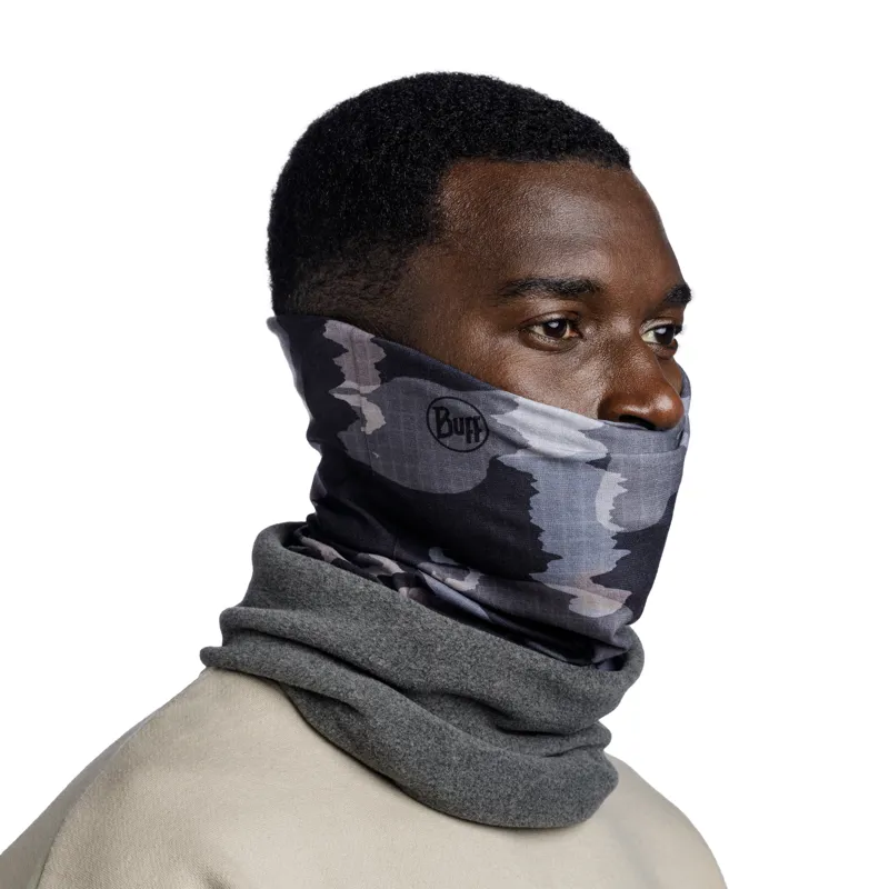 Buff Polar Neck Gaiter in Ropal Grey-4