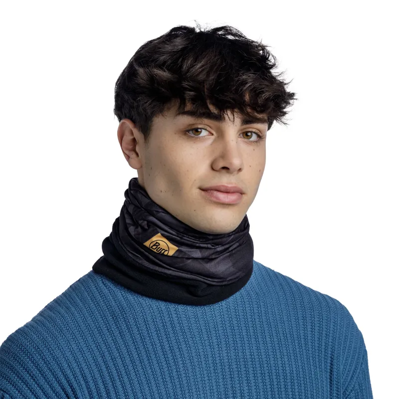 Buff Polar Neck Gaiter in Micor Graphite-3
