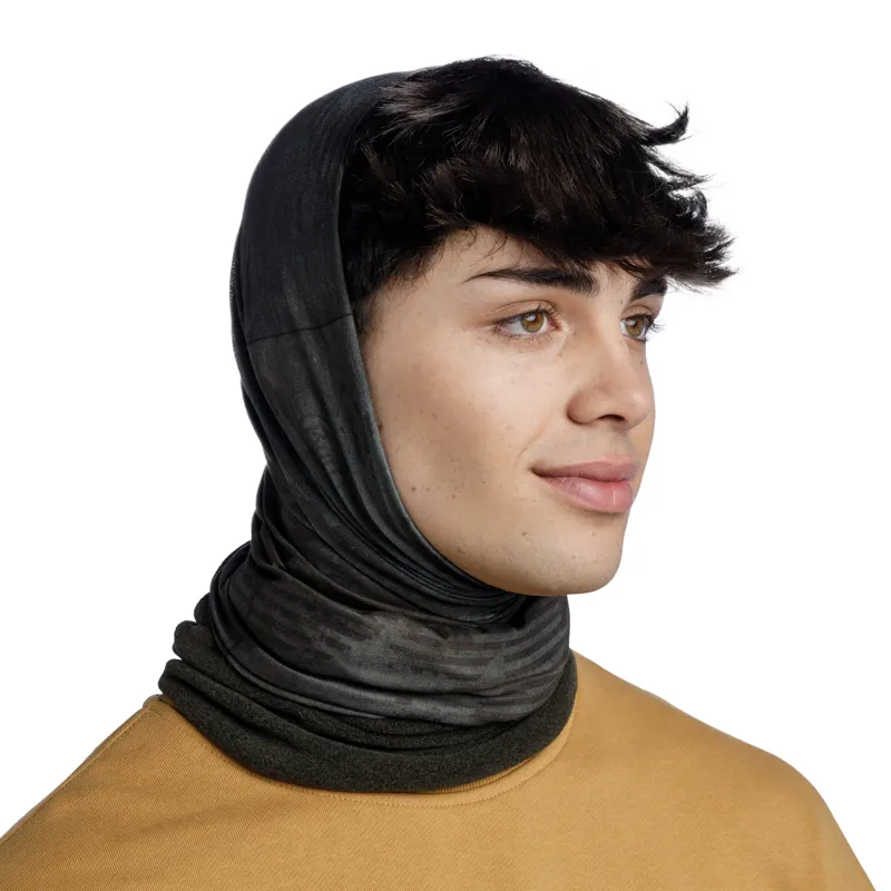 Buff Polar Neck Gaiter in Vir Military-4