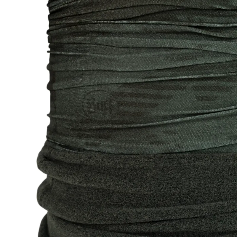 Buff Polar Neck Gaiter in Vir Military-2