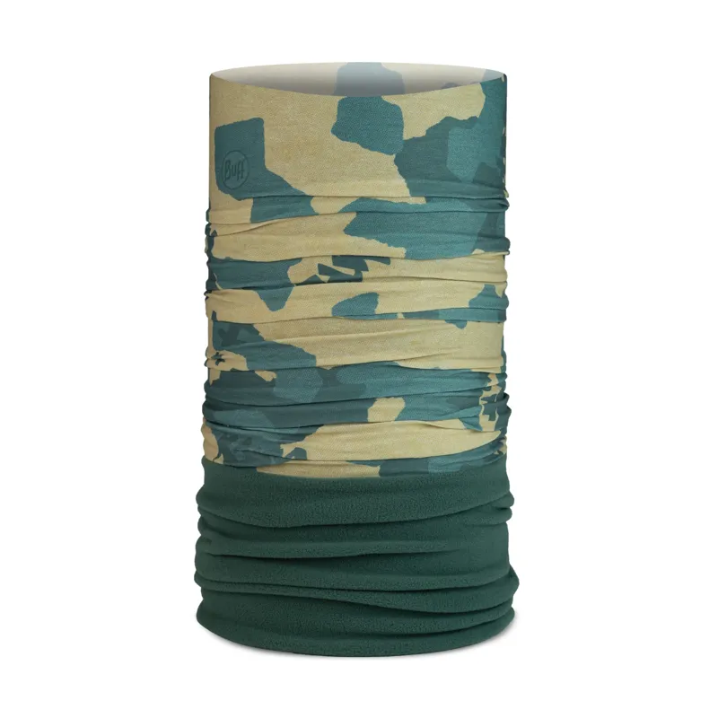 Buff Polar Neck Gaiter in Emre Silversage