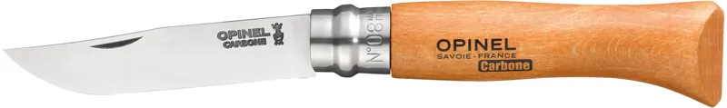 Opinel No.8 VRN Carbon Steel Folding and Locking Pocket Knife