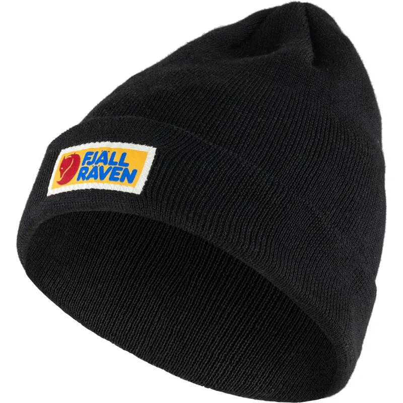 Fjallraven Vardag Womens Classic Beanie in Black