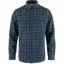 Fjallraven Ovik Travel Shirt Long Sleeve Mens in Indigo Blue