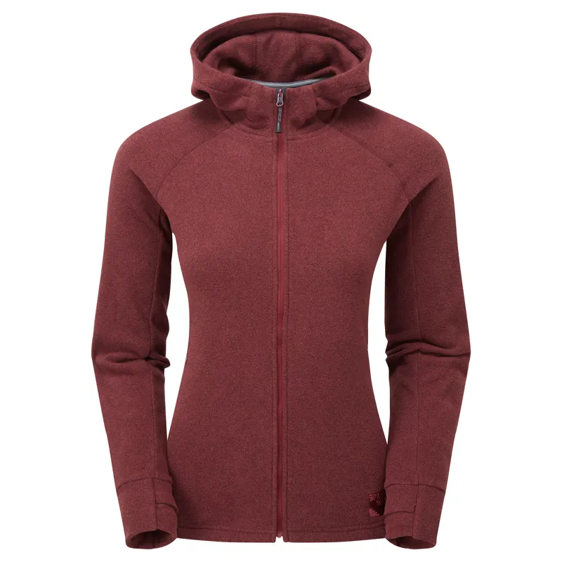 Sprayway Clee Hoody Womens in Tempranillo