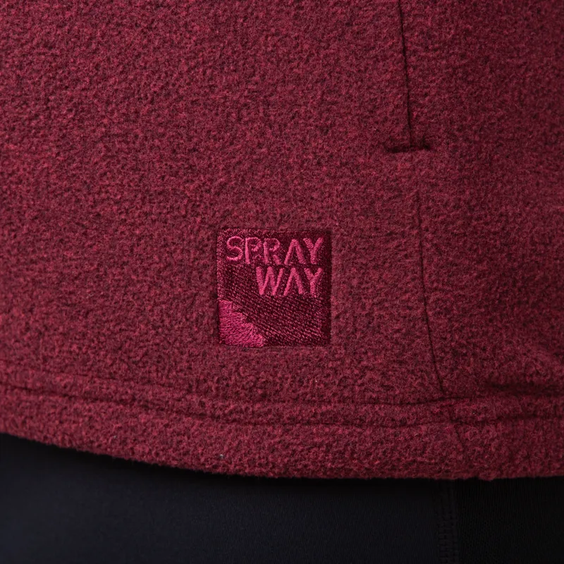 Sprayway Clee Hoody Womens in Tempranillo-9