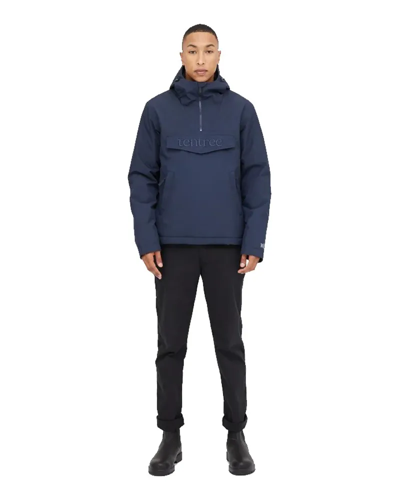 Tentree Cloud Shell Anorak Mens in Midnight Blue - Large-2