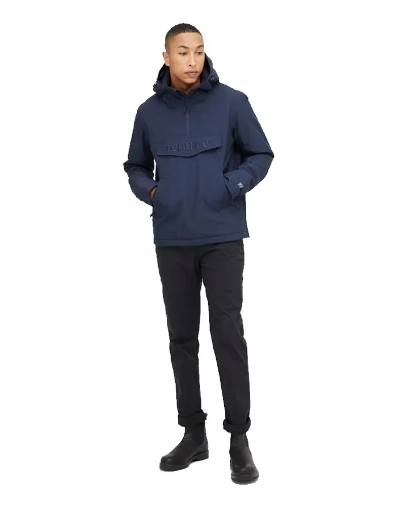 Tentree Cloud Shell Anorak Mens in Midnight Blue - Large-7