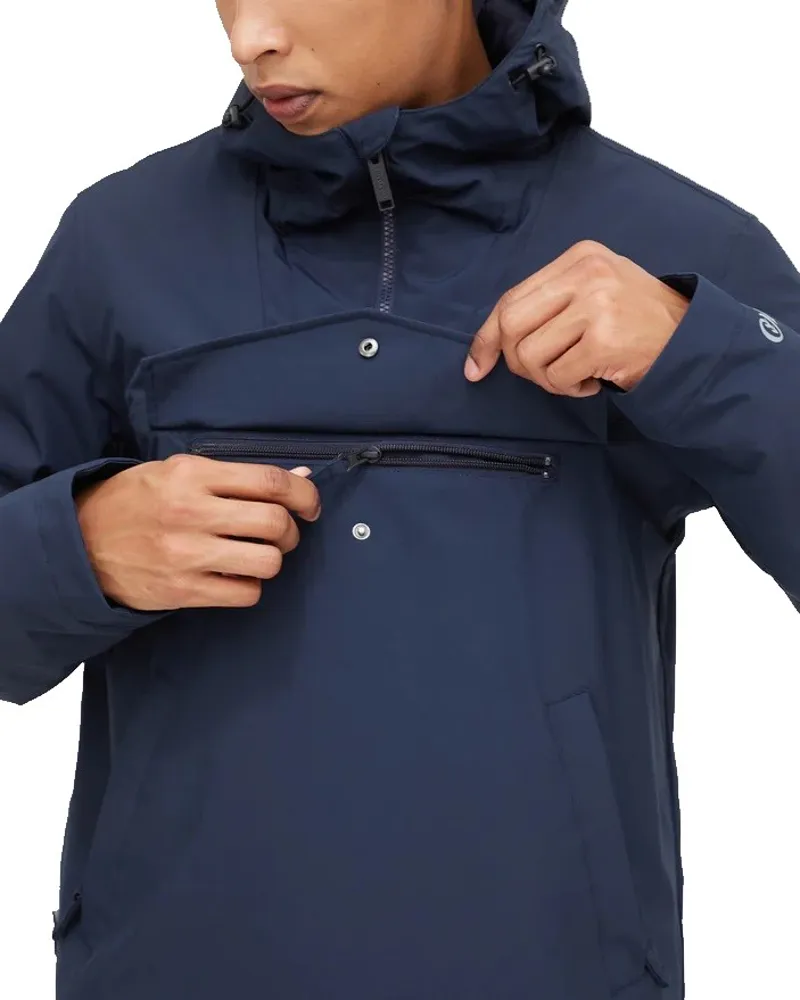 Tentree Cloud Shell Anorak Mens in Midnight Blue - Large-3