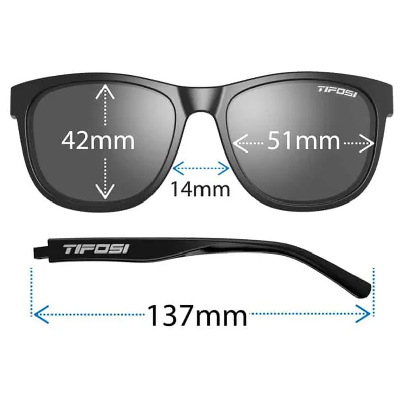 Tifosi Swank Polarized Sunglasses in Satin Black-2