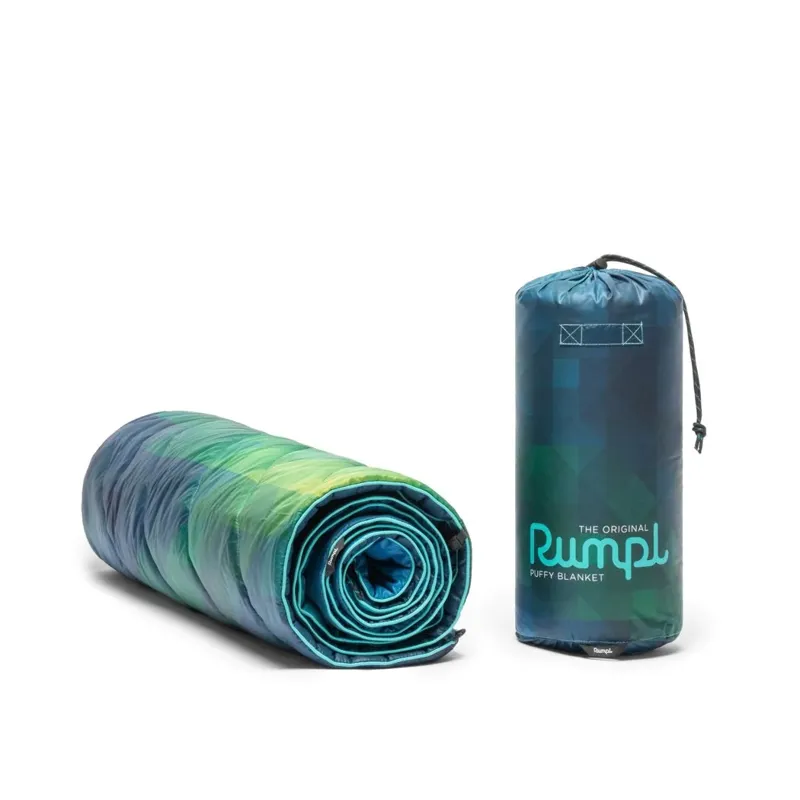 Rumpl Original Puffy Blanket in Pixelfetti Cool-3