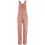 Fjallraven Vardag Dungaree Trousers Womens in Dusty Rose