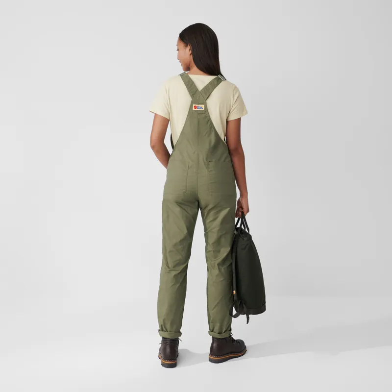 Fjallraven Vardag Dungaree Trousers Womens in Dusty Rose-3