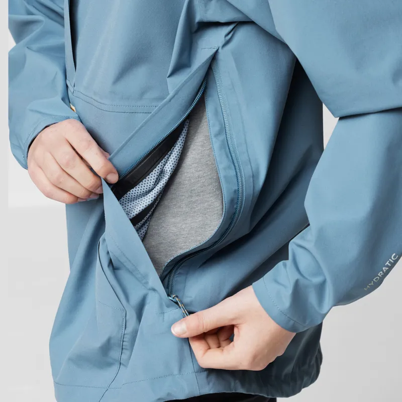 Fjallraven Vardag Hydratic Anorak Womens in Flame Orange-5