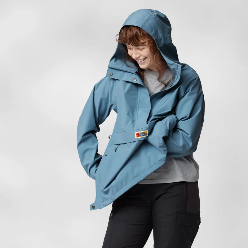 Fjallraven Vardag Hydratic Anorak Womens in Flame Orange-7