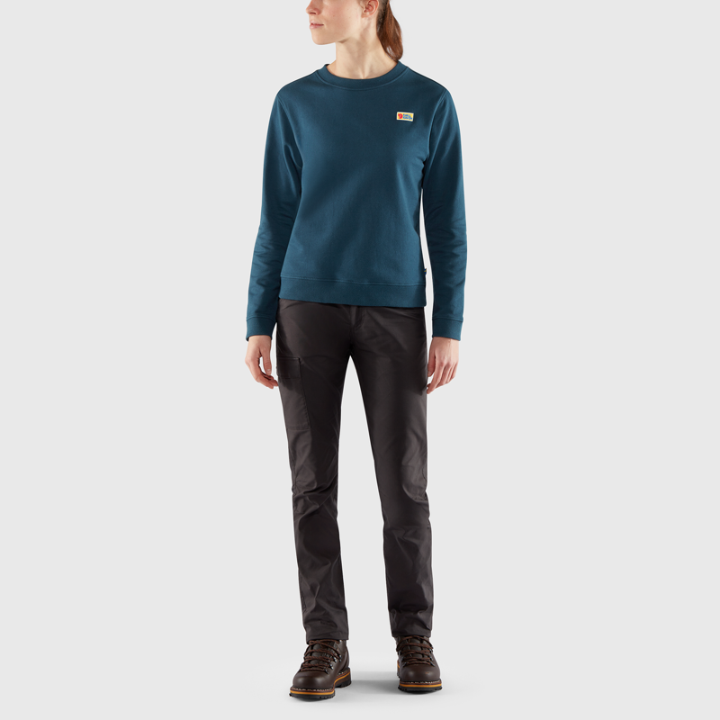 Fjallraven Vardag Sweater Womens in Misty Green-2