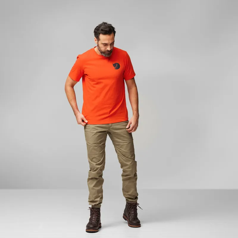 Fjallraven Walk With Nature T-Shirt Mens in Chalk White-2