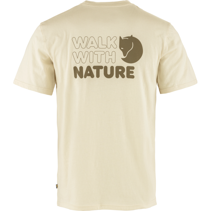 Fjallraven Walk With Nature T-Shirt Mens in Chalk White-1