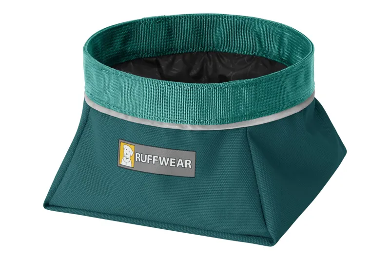 Ruffwear Quencher Packable Dog Bowl in Tumalo Teal