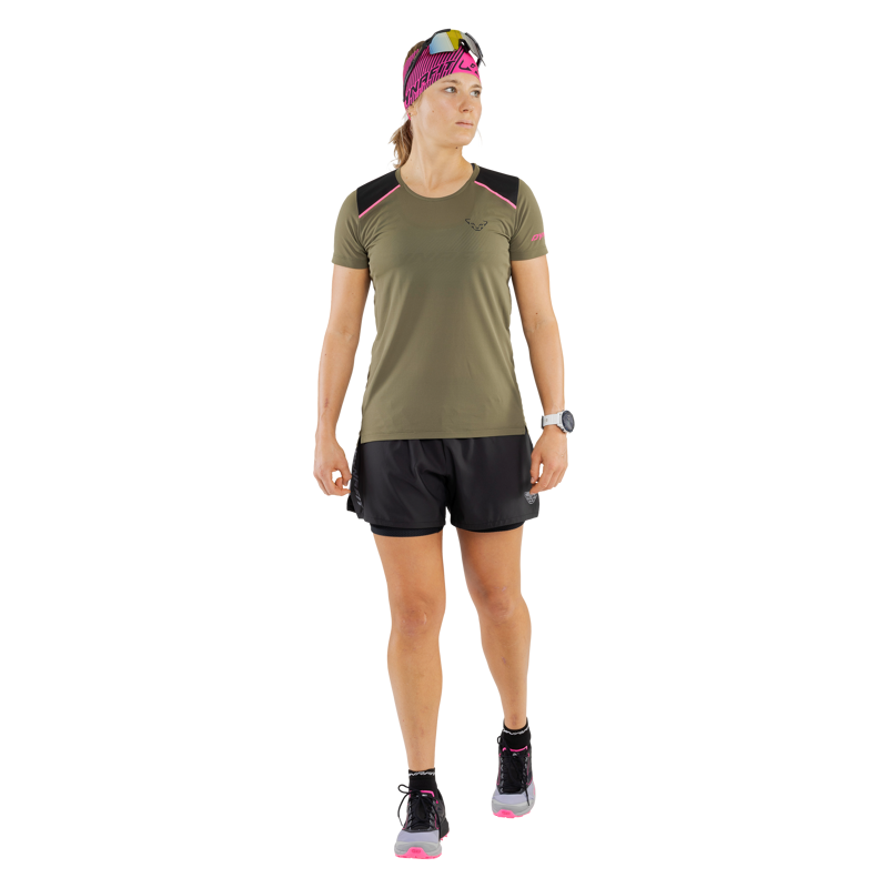 Dynafit Alpine Pro 2/1 Shorts Womens in Black Out-2