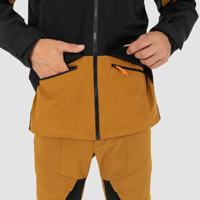 Salewa Puez GTX 2L Mens Jacket in Golden Brown-7