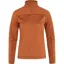 Fjallraven Abisko Lite Fleece Half Zip Womens in Terracotta Brown
