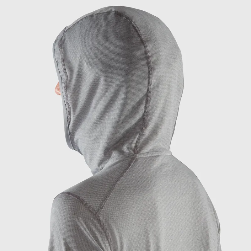Fjallraven Abisko Sun Hoodie Mens in Indigo Blue-6