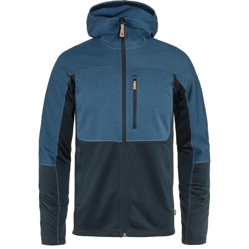 Fjallraven Abisko Trail Fleece Mens in Indigo Blue/Dark Navy