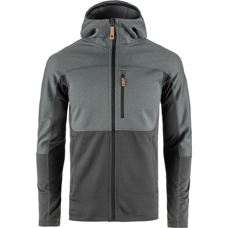 Fjallraven Abisko Trail Fleece Mens in Iron Grey