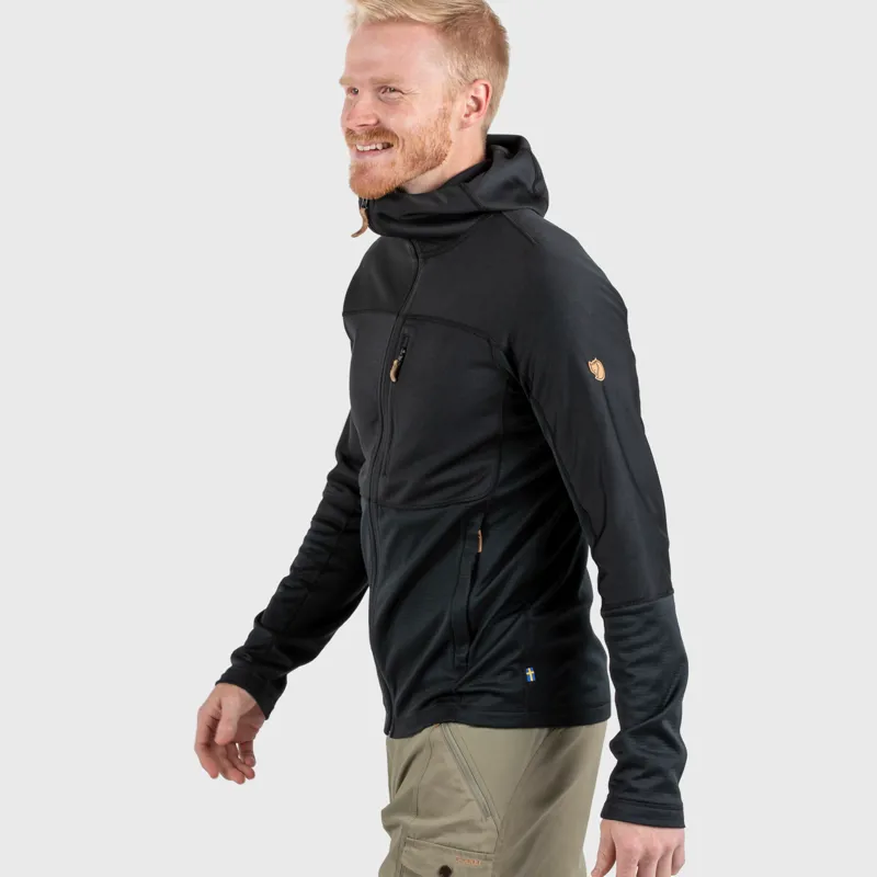 Fjallraven Abisko Trail Fleece Mens in Iron Grey-3