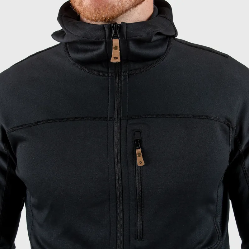 Fjallraven Abisko Trail Fleece Mens in Indigo Blue/Dark Navy-5