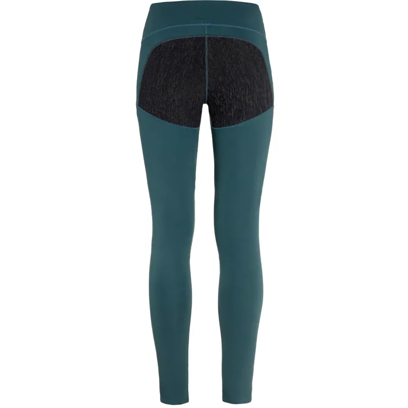 Fjallraven Abisko Trekking Tights HD Womens in Mountain Blue-1