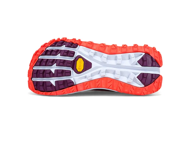 Altra Olympus 5 Trail Running Shoes Womens in Purple/Orange-1