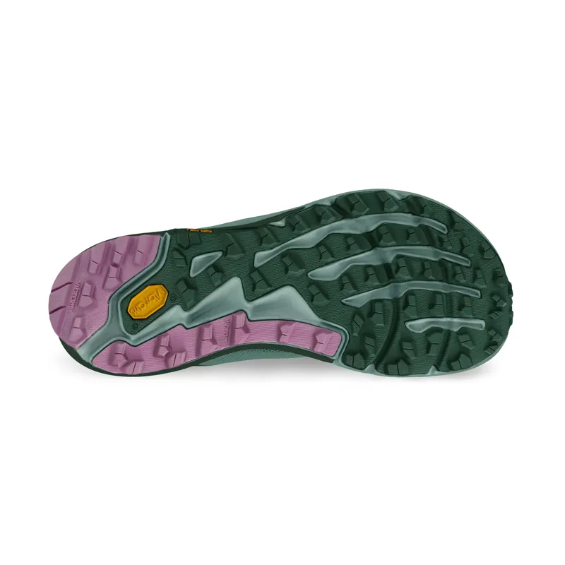 Altra Timp 5 Trail Running Shoe Womens in Macaw Green Deep Forest-2