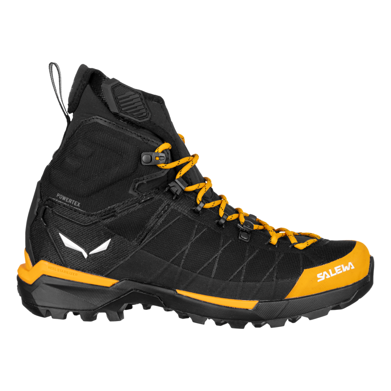 Salewa Ortles Light Mid Powertex Boot Mens in Yellow Gold/Black-5