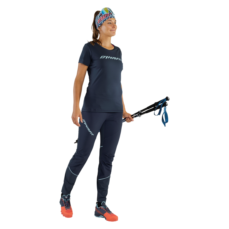 Dynafit Traverse 2 Short Sleeve T-Shirt Womens in Blueberry-1