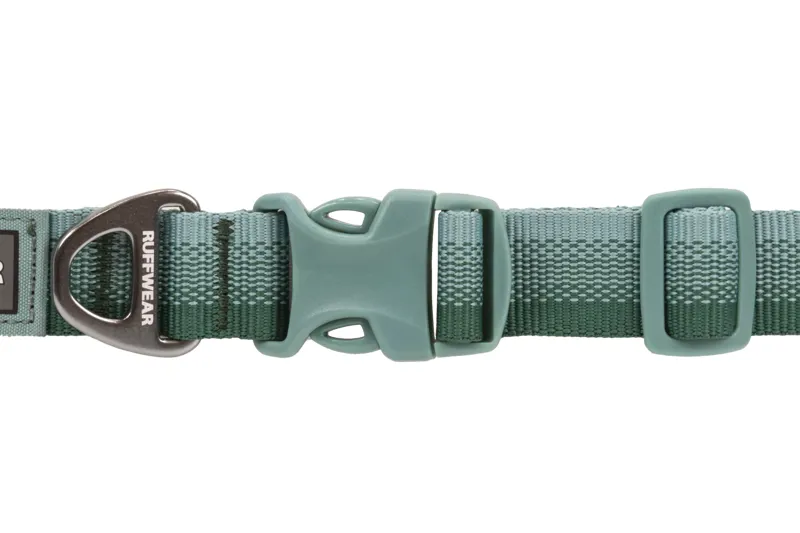 Ruffwear Front Range Dog Collar in River Rock Green-1