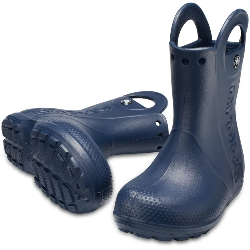 Crocs Handle It Rain Boot Kids in Navy-5