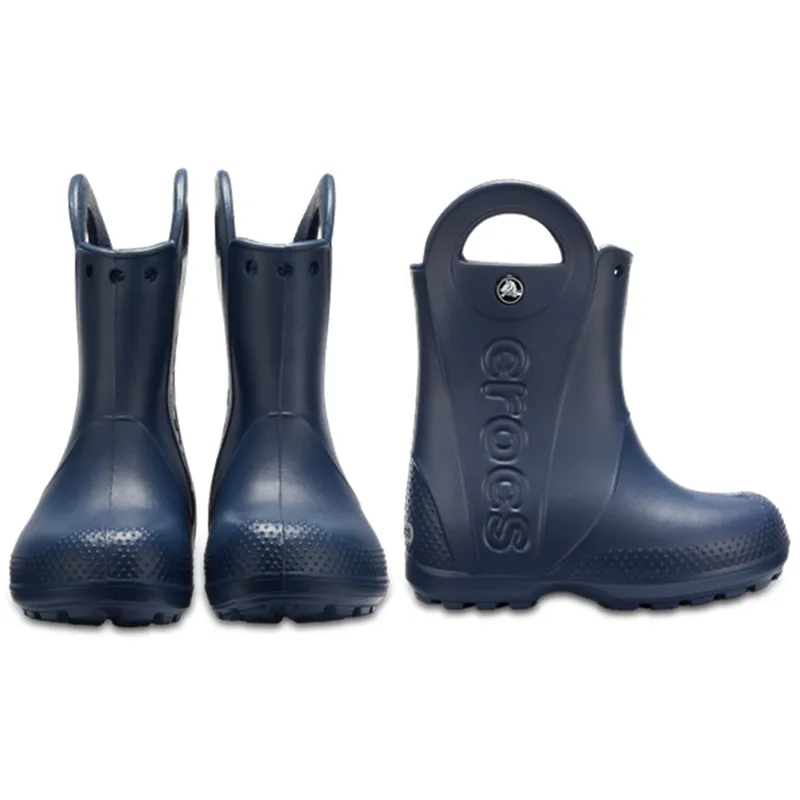 Crocs Handle It Rain Boot Kids in Navy-8
