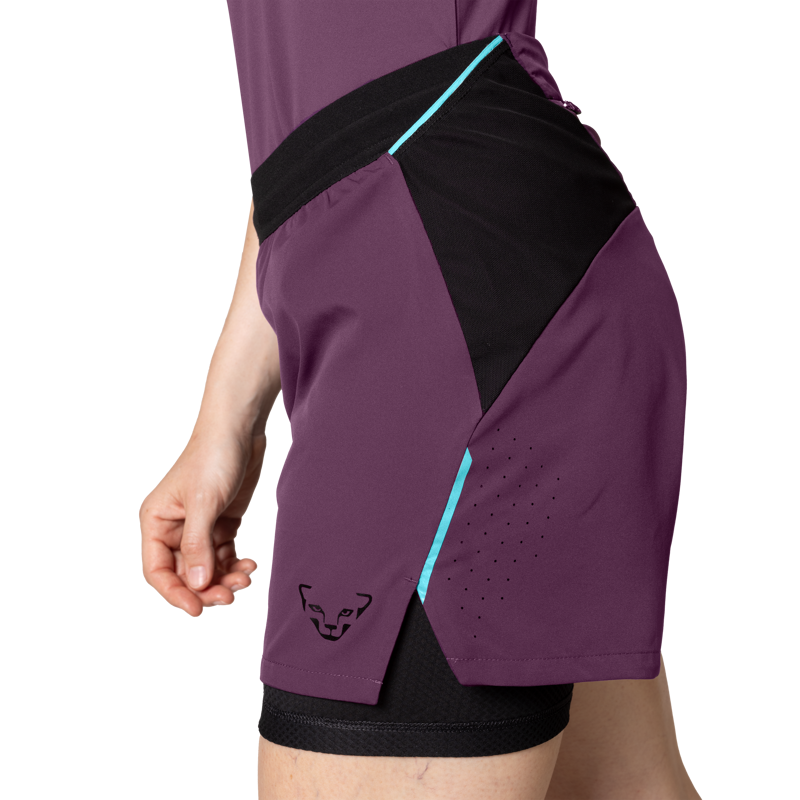 Dynafit Alpine Pro 2/1 Shorts Womens in Black Out-3