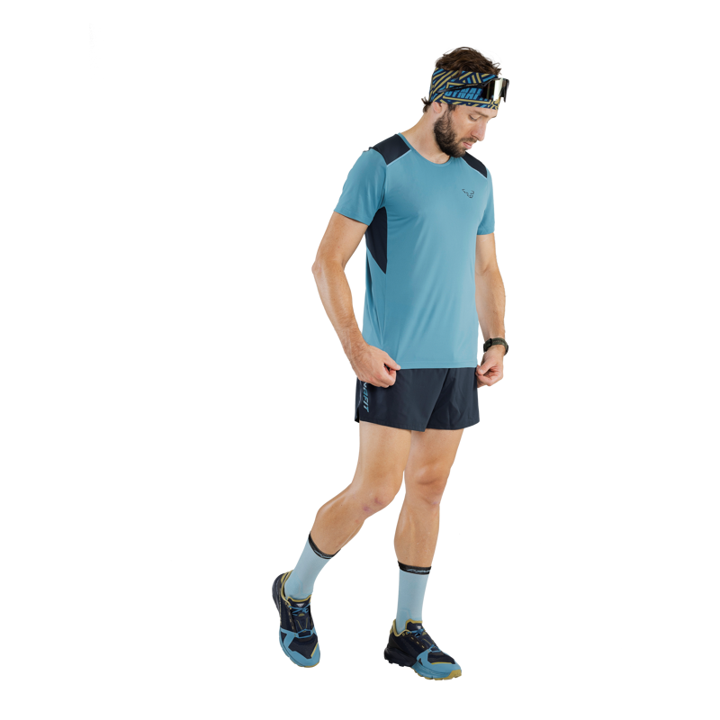 Dynafit Sky Shirt Mens in Storm Blue-1