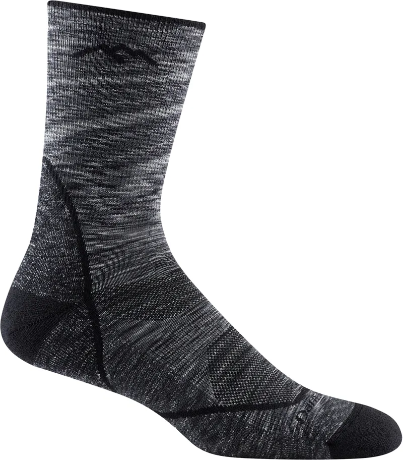 Darn Tough Light Hiker Micro Crew Cushion Socks Mens in Gray
