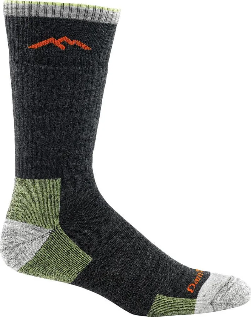 Darn Tough Hiker Midweight Boot Cushion Sock Mens in Lime