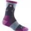 Darn Tough Bear Town Lightweight Cushioned Women's Crew Socks in Purple