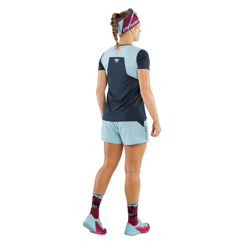 Dynafit Sky Shirt Womens in Blueberry/Marine Blue-2