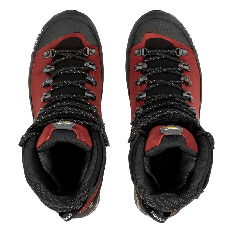 Salewa Ortles Ascent Mid GTX Boot Womens in Red Syrah/Black-6