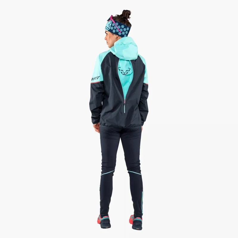 Dynafit Alpine GTX Waterproof Running Jacket Womens in Blue-2