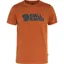 Fjallraven Logo T-Shirt Mens in Terracotta Brown