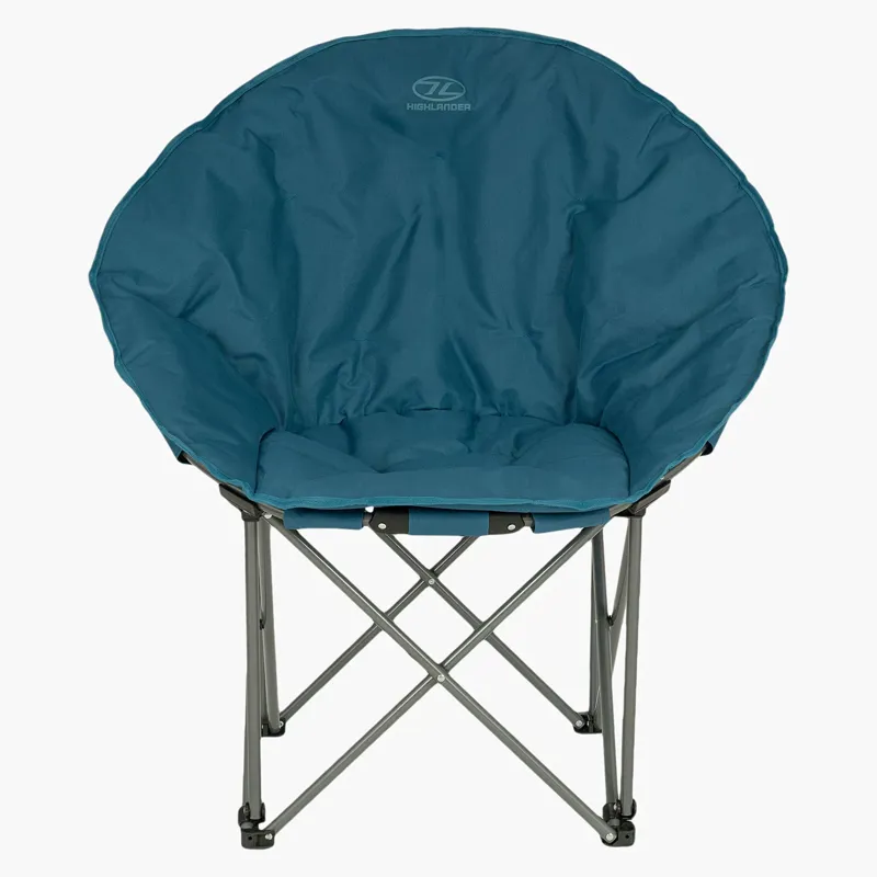 Highlander Camping Moon Chair in Marine Blue-1