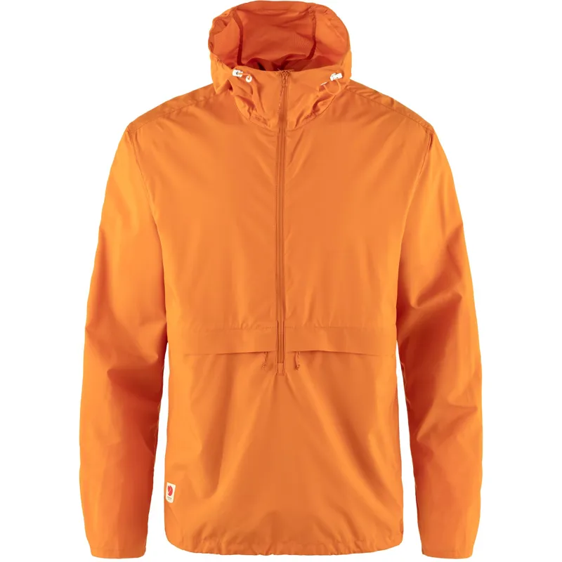 Fjallraven High Coast Lite Anorak Mens in Sunset Orange